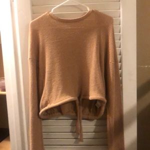 Fall cropped sweater